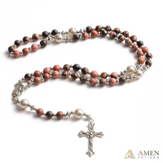【Deal Today】Rhodonite Rosary