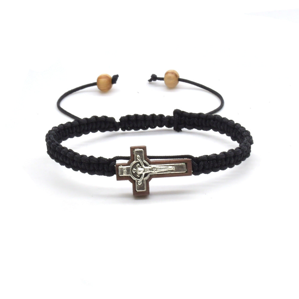 Amen Artisan Adjustable Braided Cross