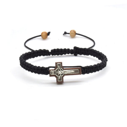 Amen Artisan Adjustable Braided Cross