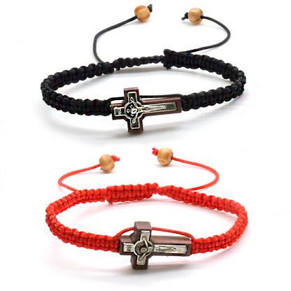 Amen Artisan Adjustable Braided Cross
