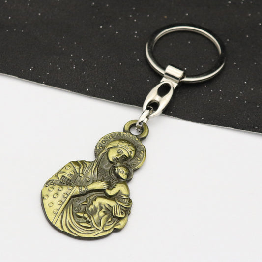 Our Lady of Perpetual Help Keychain Amen Artisan