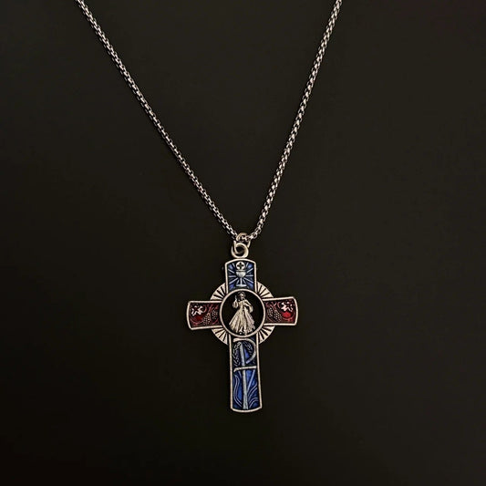 Amen Artisan Love & Peace Cross Necklace