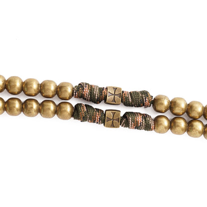 【Deal Today】St. Michael Combat Rosary Paracord Rosary – Faith & Valor Amen Artisan