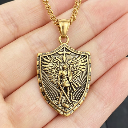 St Michael Necklace - Amen Artisan