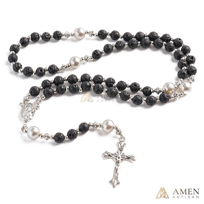 【Deal Today】Lava Stone Rosary
