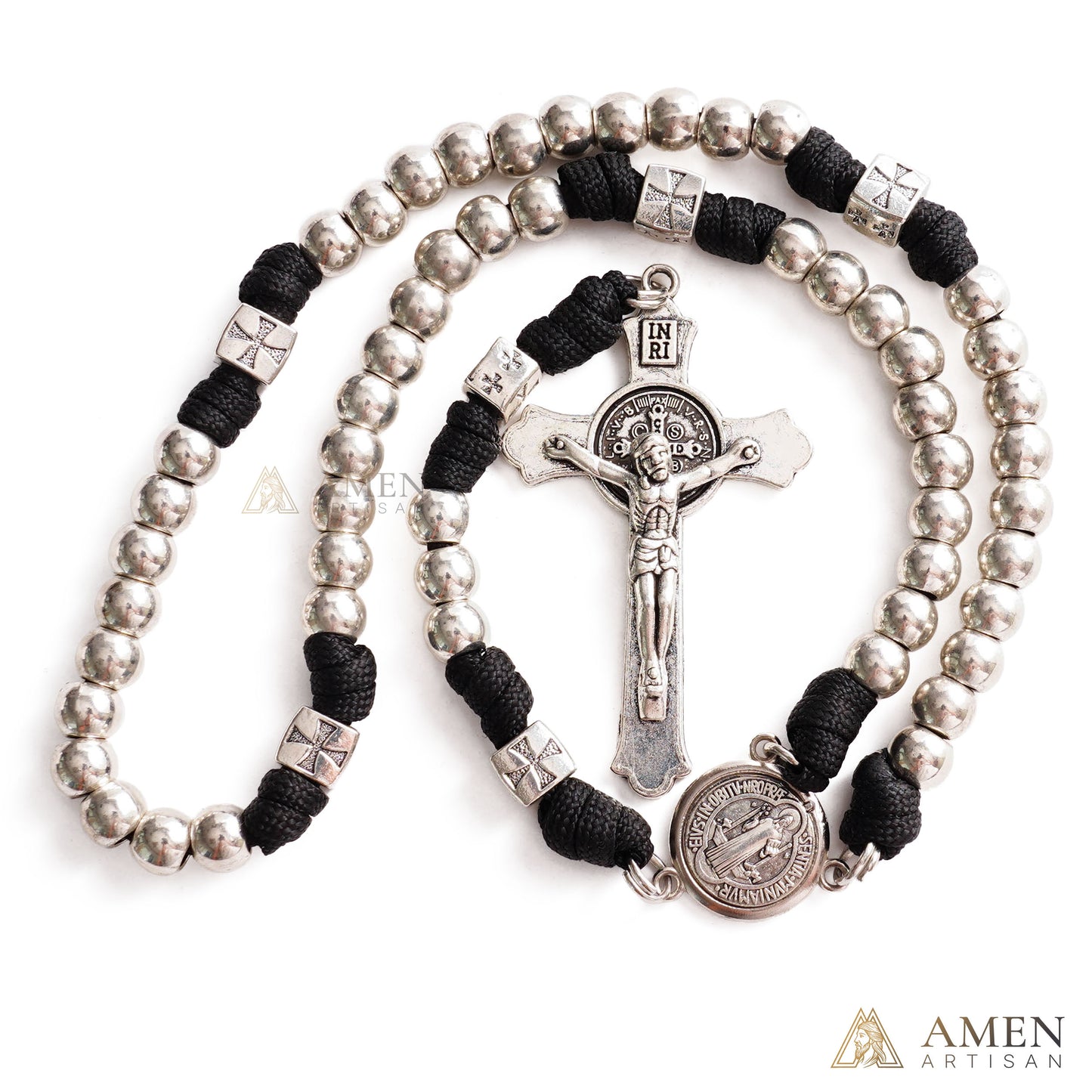 Heavy Brass Saint Benedict Rosary – Built for Strength & Weight (~5oz)