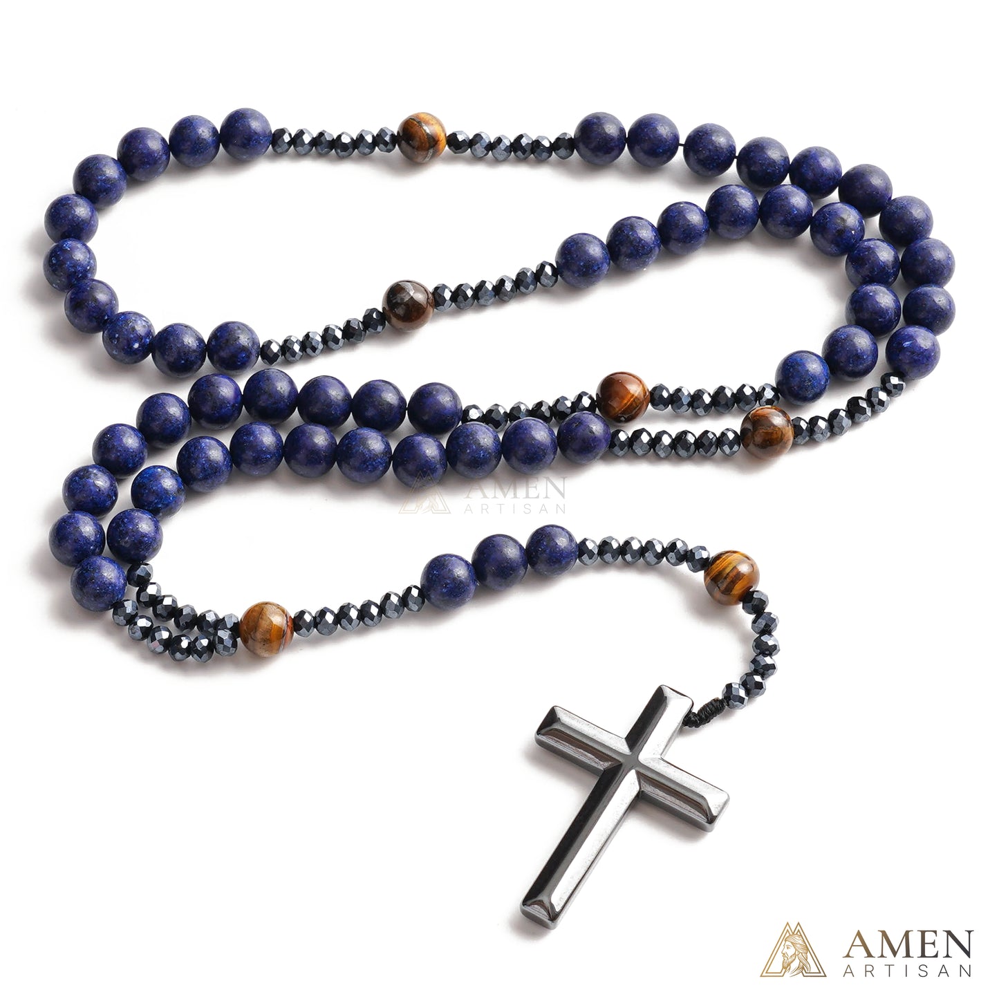 Lapis Lazuli Rosary Amen Artisan