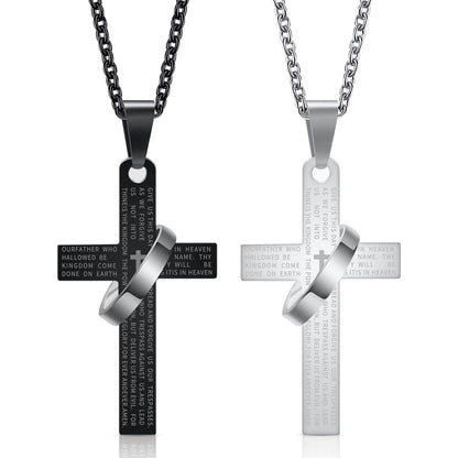 The Lord’s Prayer Cross Necklace — Wear Prayer and Strength Close
