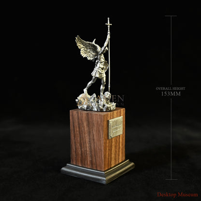 Statue of Archangel Saint Michael the Protector Amen Artisan