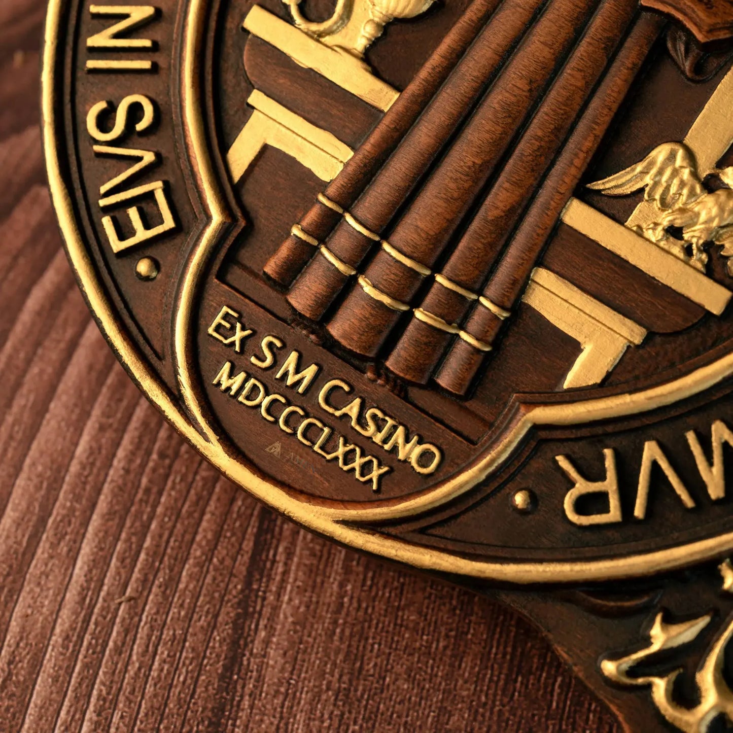 Saint Benedict Medal Wood Carving Amen Artisan
