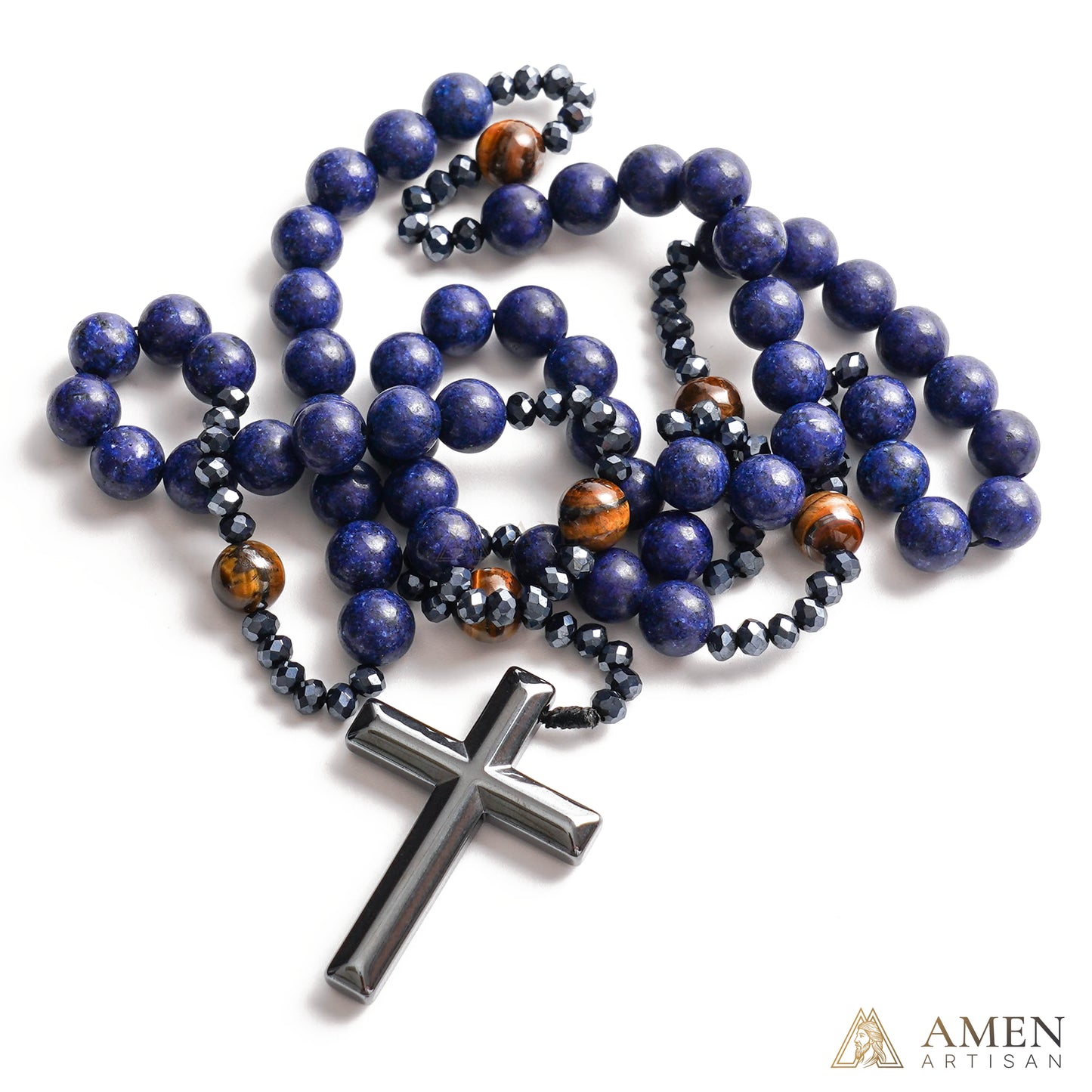 Lapis Lazuli Rosary Amen Artisan