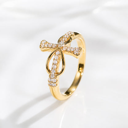 Wear Your Faith Cross Ring with Sparkling Zircon