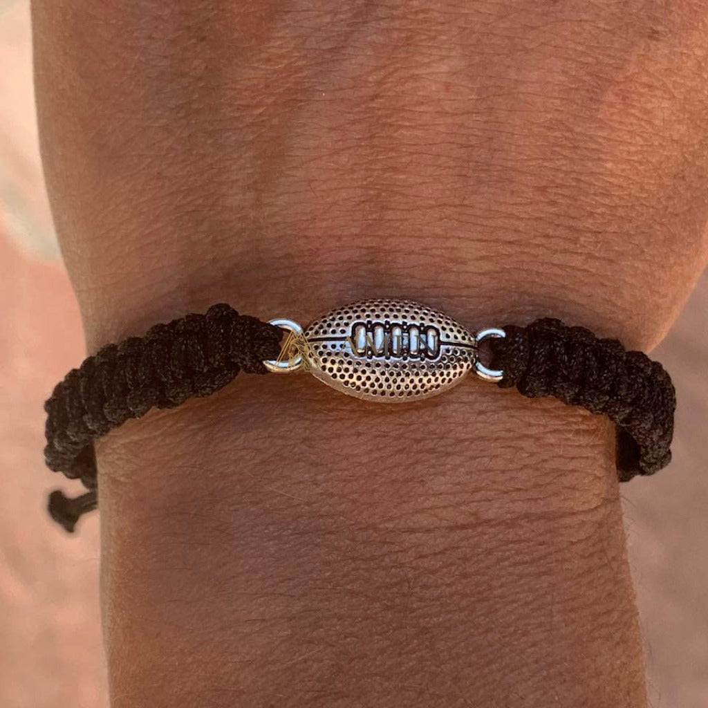 Football Braided Bracelet Amen Artisan