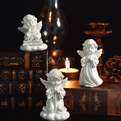 Little Angel Statue Figurine Amen Artisan