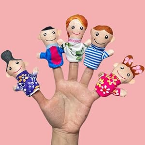 Prefilled Easter Eggs with Animal & Family Finger Puppet Easter Egg Gift Set Amen Artisan