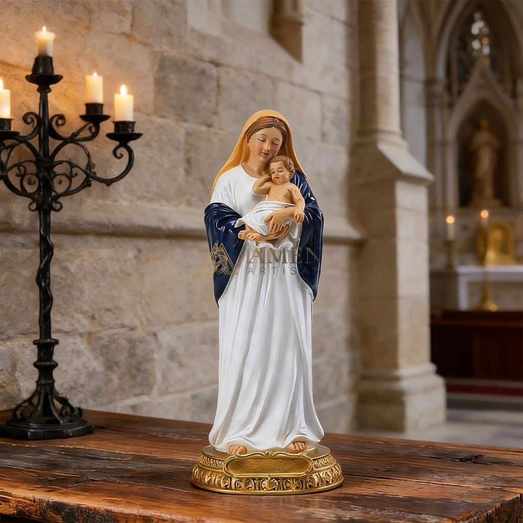 Madonna and Child Statue Amen Artisan