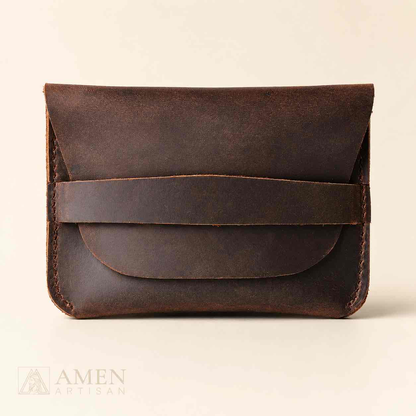 Genuine Leather Rosary Pouch – Crazy Horse Leather Prayer Beads Case