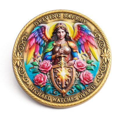 St. Michael the Archangel Car Visor Clip