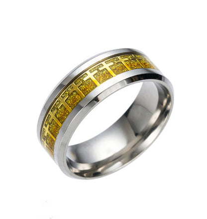 Titanium Steel Multi-Cross Ring | Amen Artisan