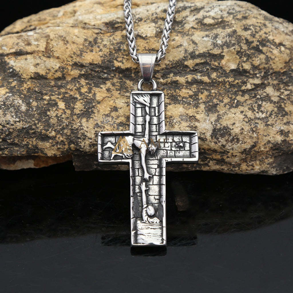 【Deal Today】Vintage Cross Pendant Necklace | Amen Artisan