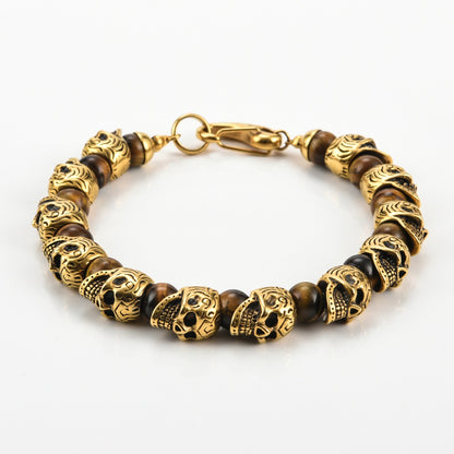 Skull Woven Paracord Bracelet Amen Artisan