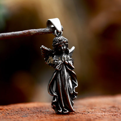Angel Girl Pendant Necklace Amen Artisan