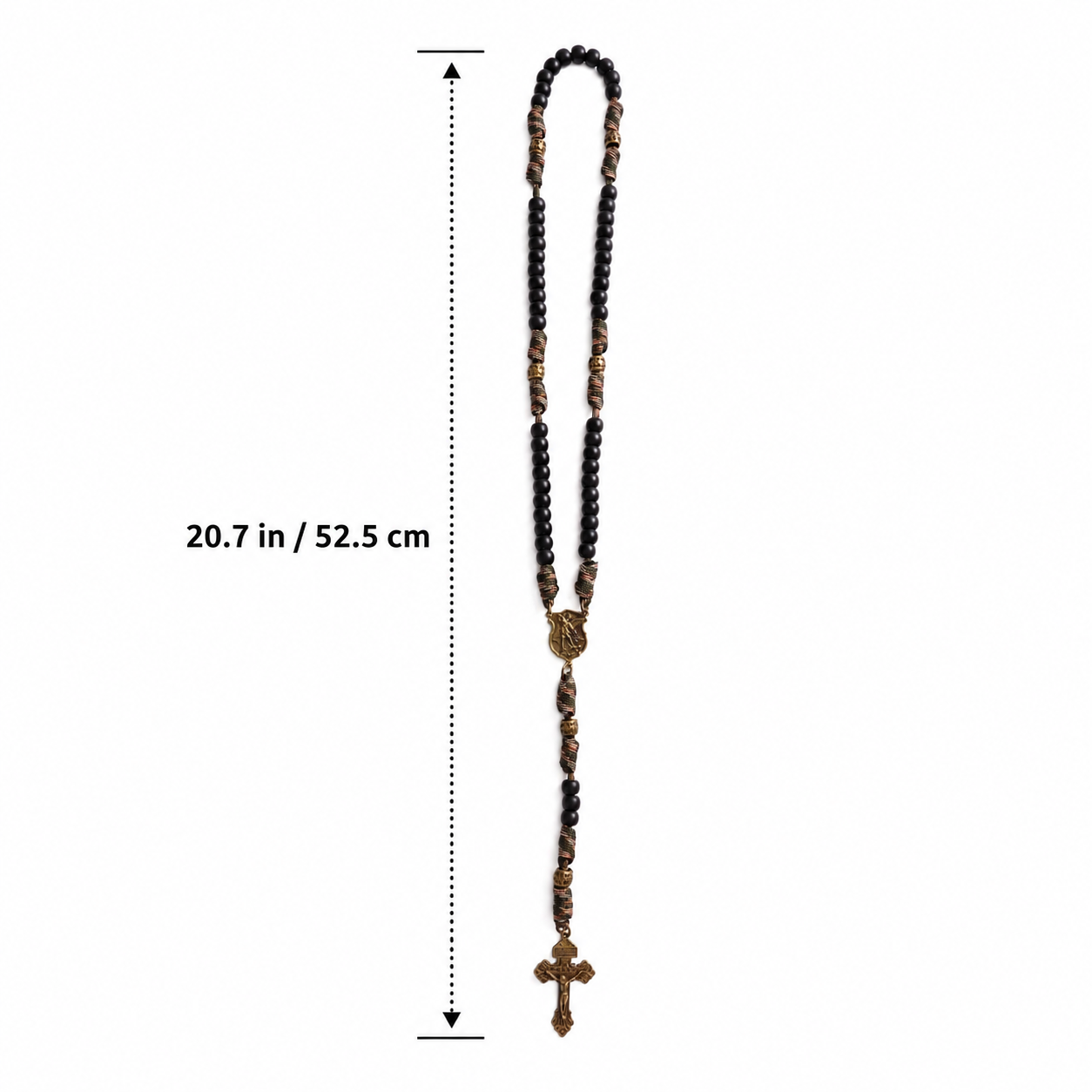 【Deal Today】St. Michael Combat Rosary Paracord Rosary – Faith & Valor Amen Artisan