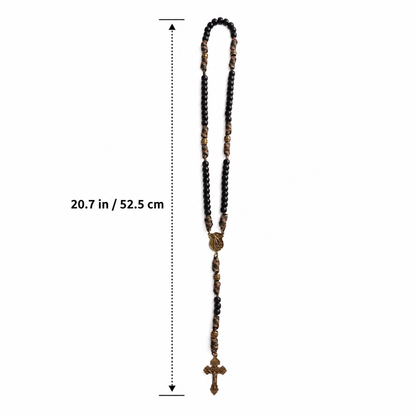 【Deal Today】St. Michael Combat Rosary Paracord Rosary – Faith & Valor Amen Artisan