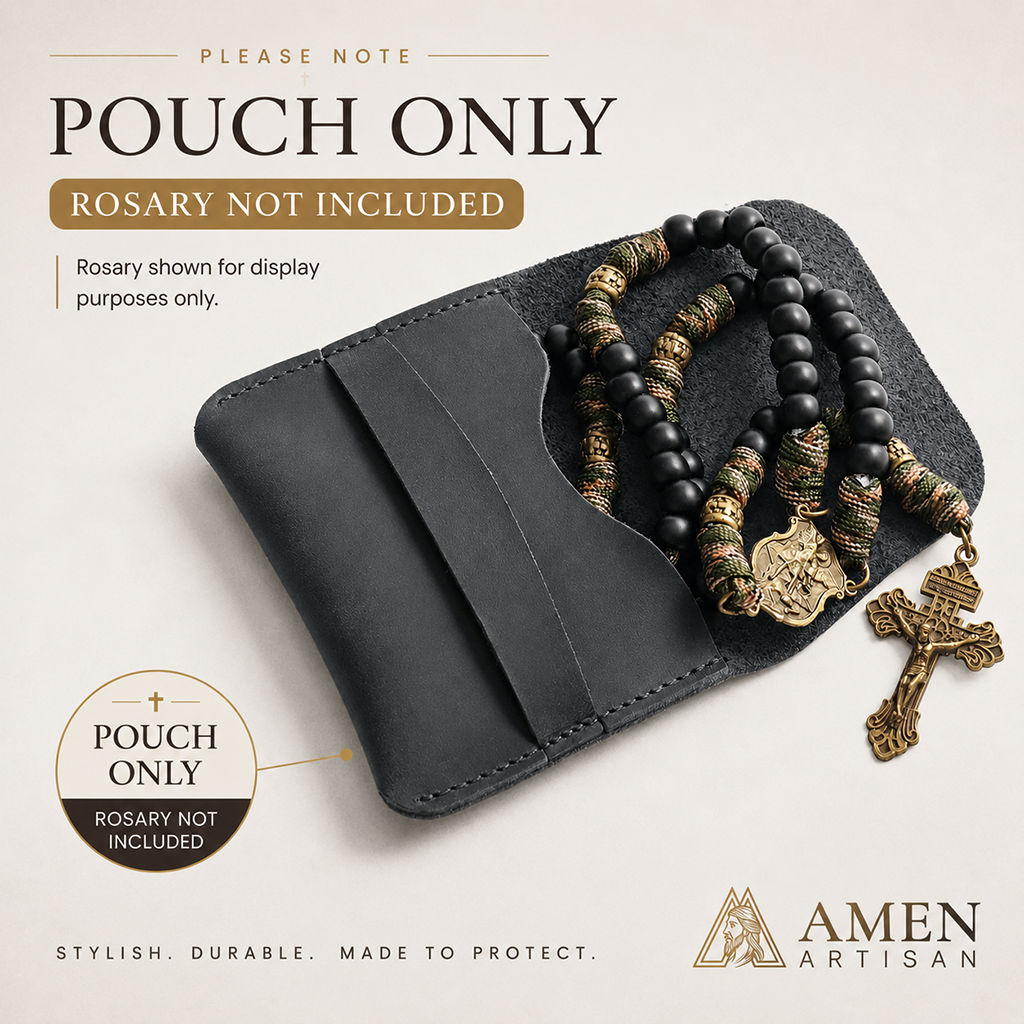 【Deal Today】St. Michael Combat Rosary Paracord Rosary – Faith & Valor Amen Artisan