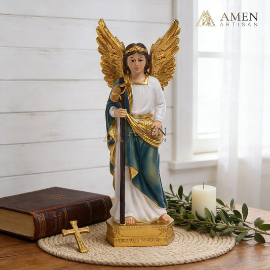 Saint Raphael The Archangel Statue Amen Artisan