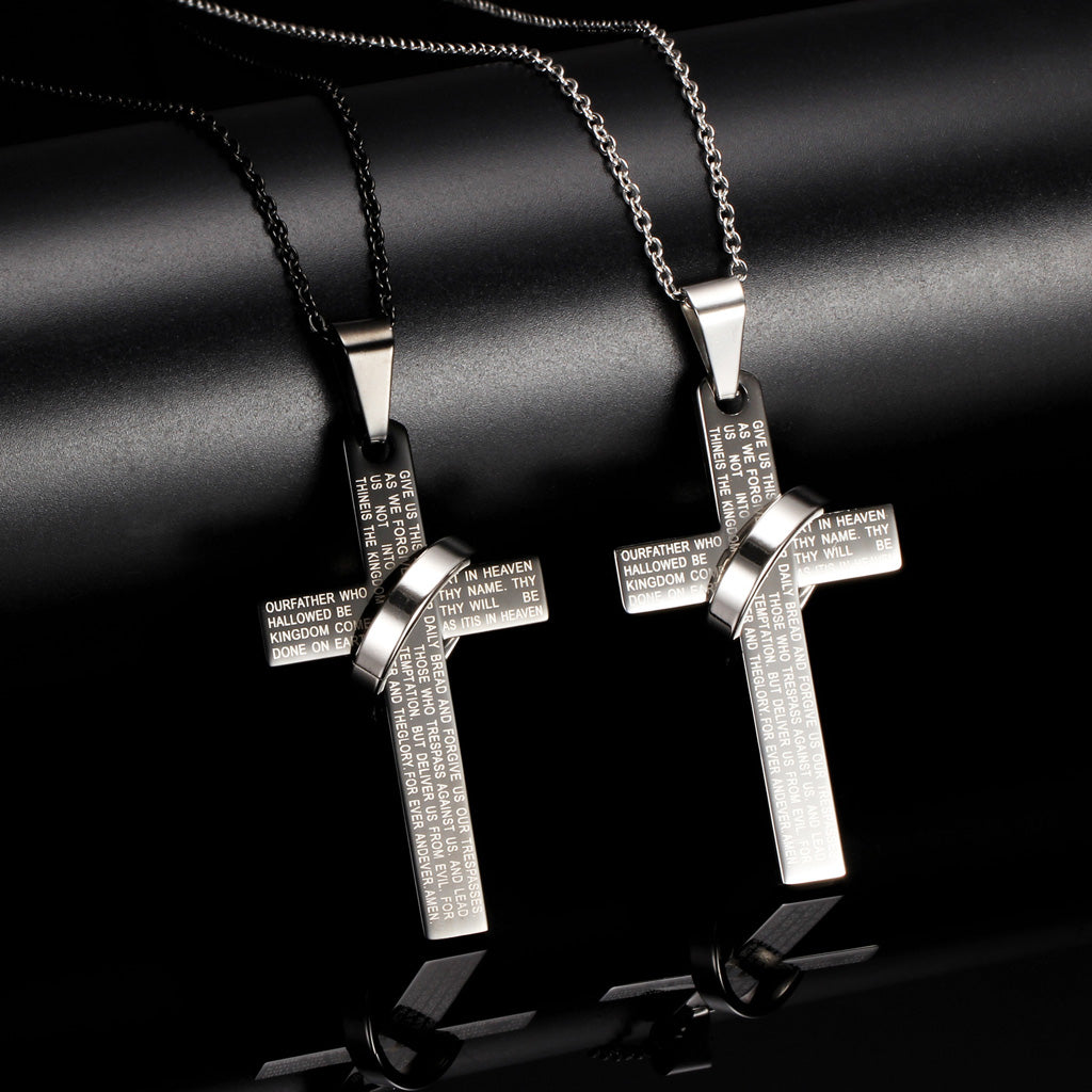The Lord’s Prayer Cross Necklace — Wear Prayer and Strength Close