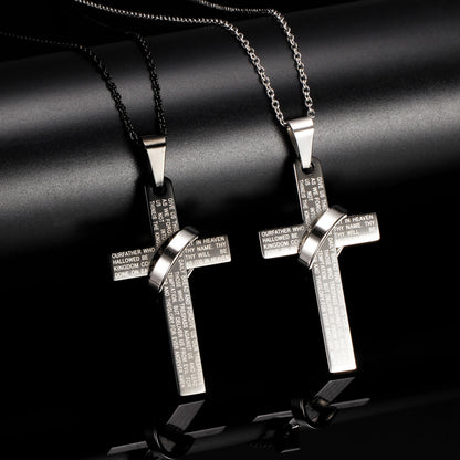The Lord’s Prayer Cross Necklace — Wear Prayer and Strength Close