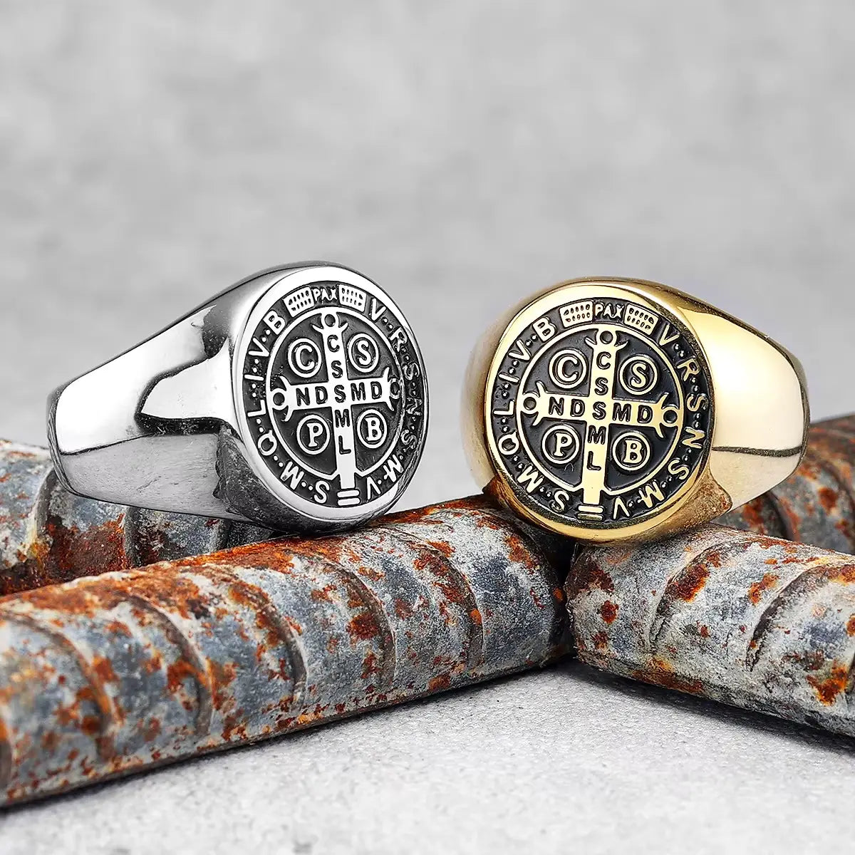 Saint Benedict Medal Ring Amen Artisan