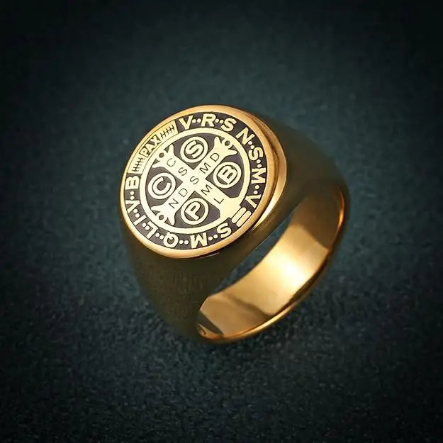 Saint Benedict Medal Ring Amen Artisan